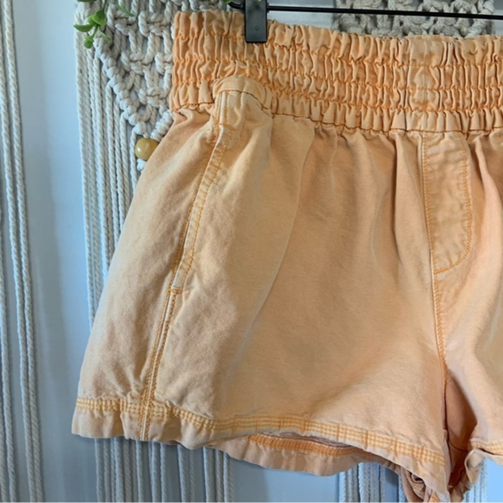 AERIE Babewatch High Waisted Pull On Shorts Orange Size Large - Picture 4 of 13